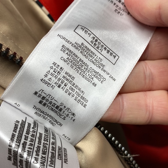 BURBERRY Harlington Logo Patch Satin Bomber Jacket - Picture 12 of 16